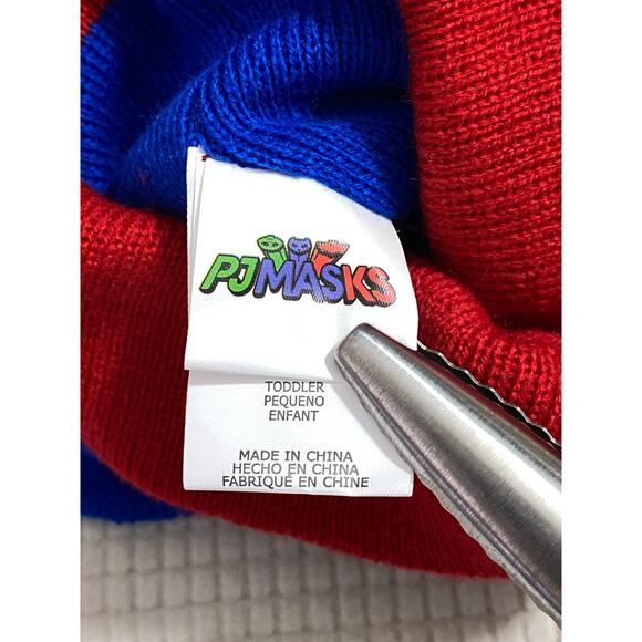Beanie Cap - PJ Mask - Blue/Red w/Mittens Hat 358805 - Picture 6 of 6